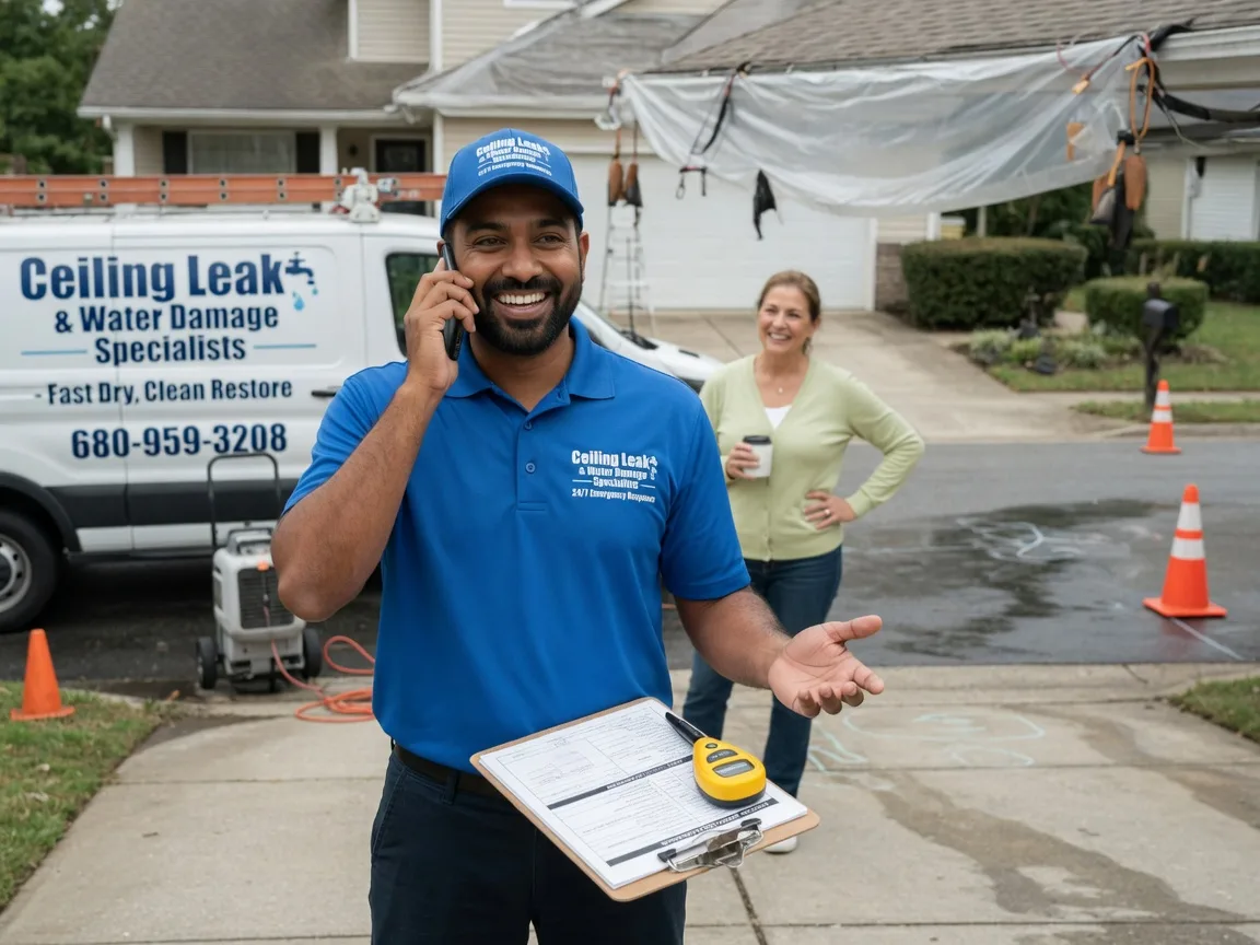 Ceiling Leak Cleanup Osage Beach, MO FAQs
